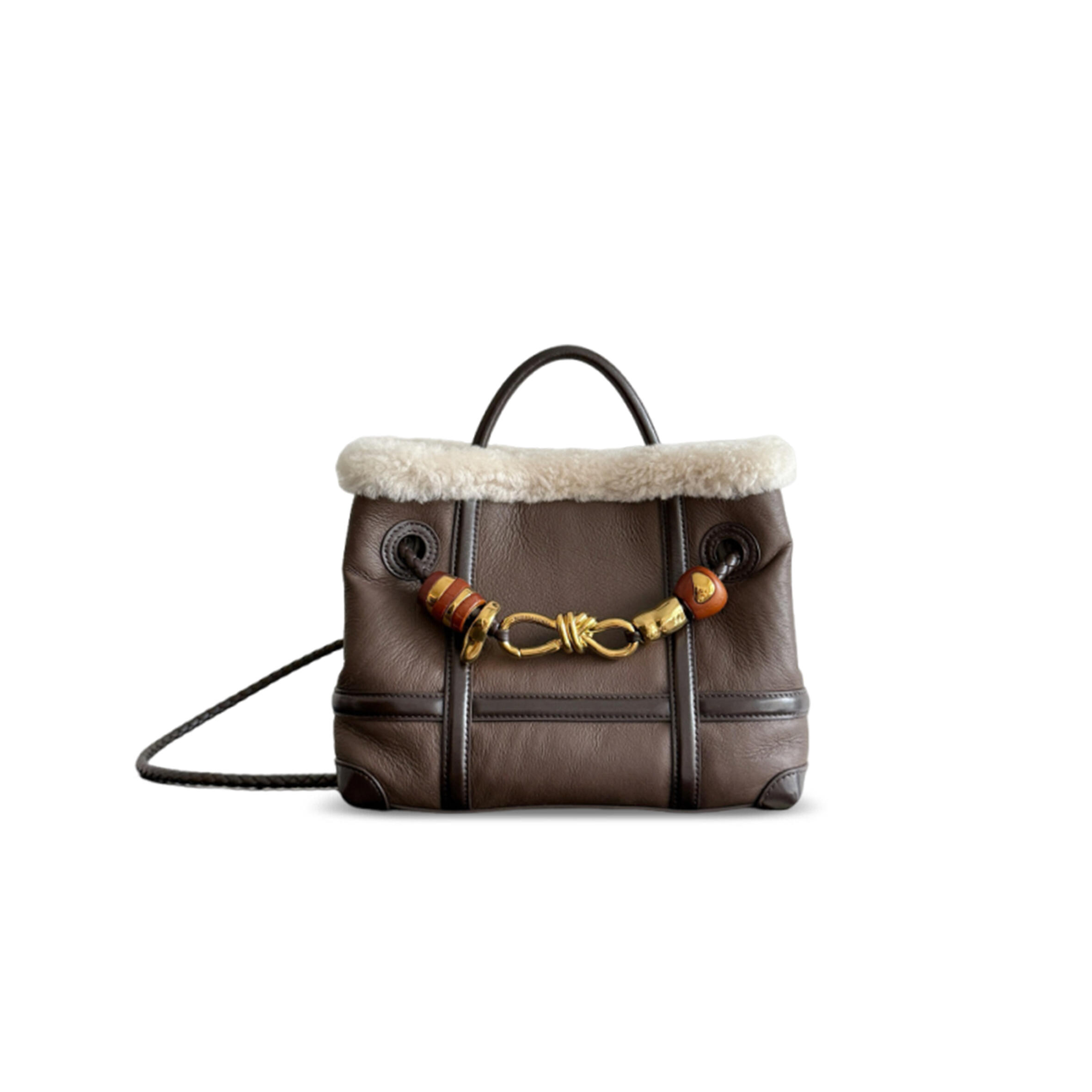BOTTEGA VENETA SMALL ANDIAMO 743568 (25*22*10.5cm)